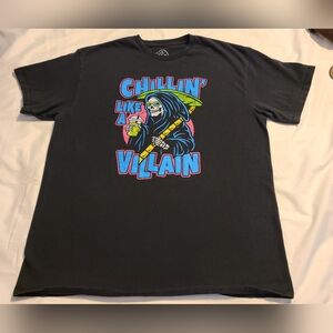Men's DOM Graphic Tee Chillin Like A Villain Sz L